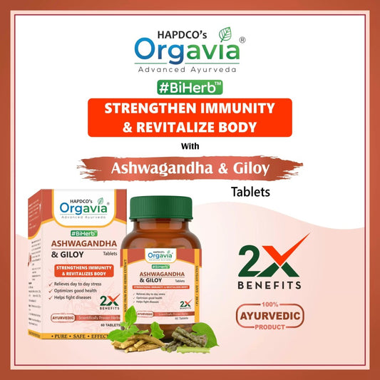 Ashwagandha & Giloy Tablets - 60 Tabs