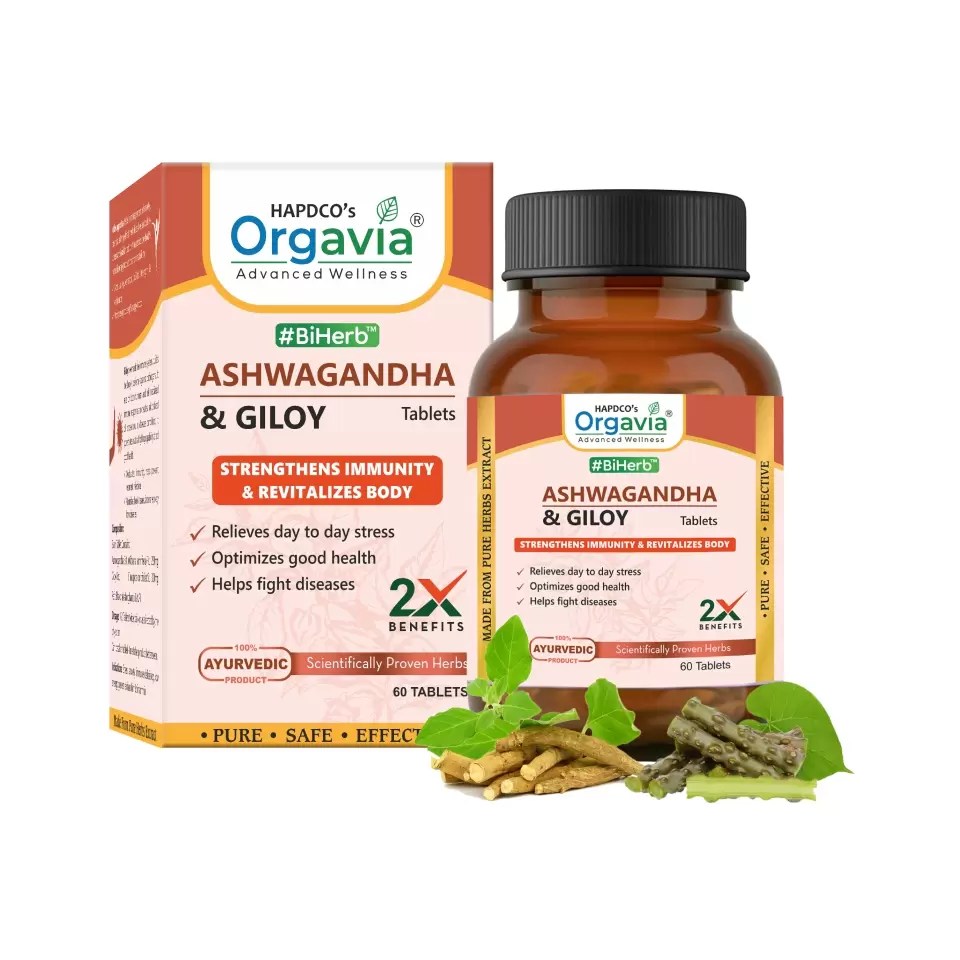 Ashwagandha & Giloy Tablets - 60 Tabs