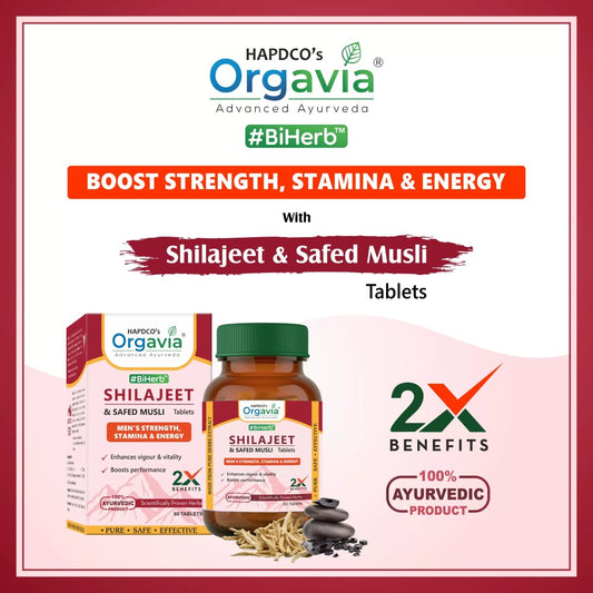 Shilajeet & Safed Musli Tablets - 60 Tabs