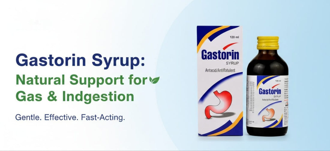 Gastorin Syrup: Natural Support for Gas & Indigestion – Orgavia Herbals