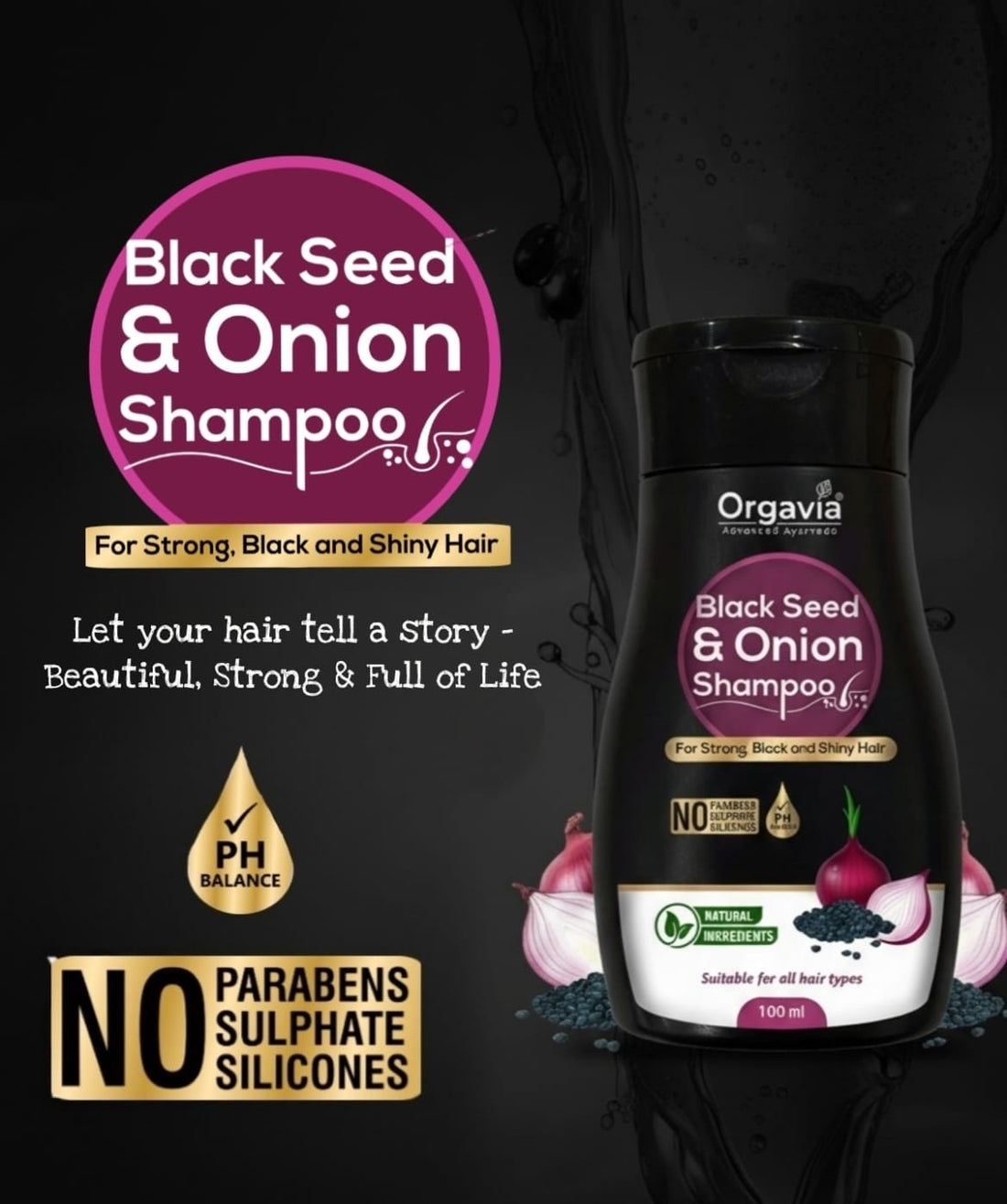 Black seed and Onion Shampoo