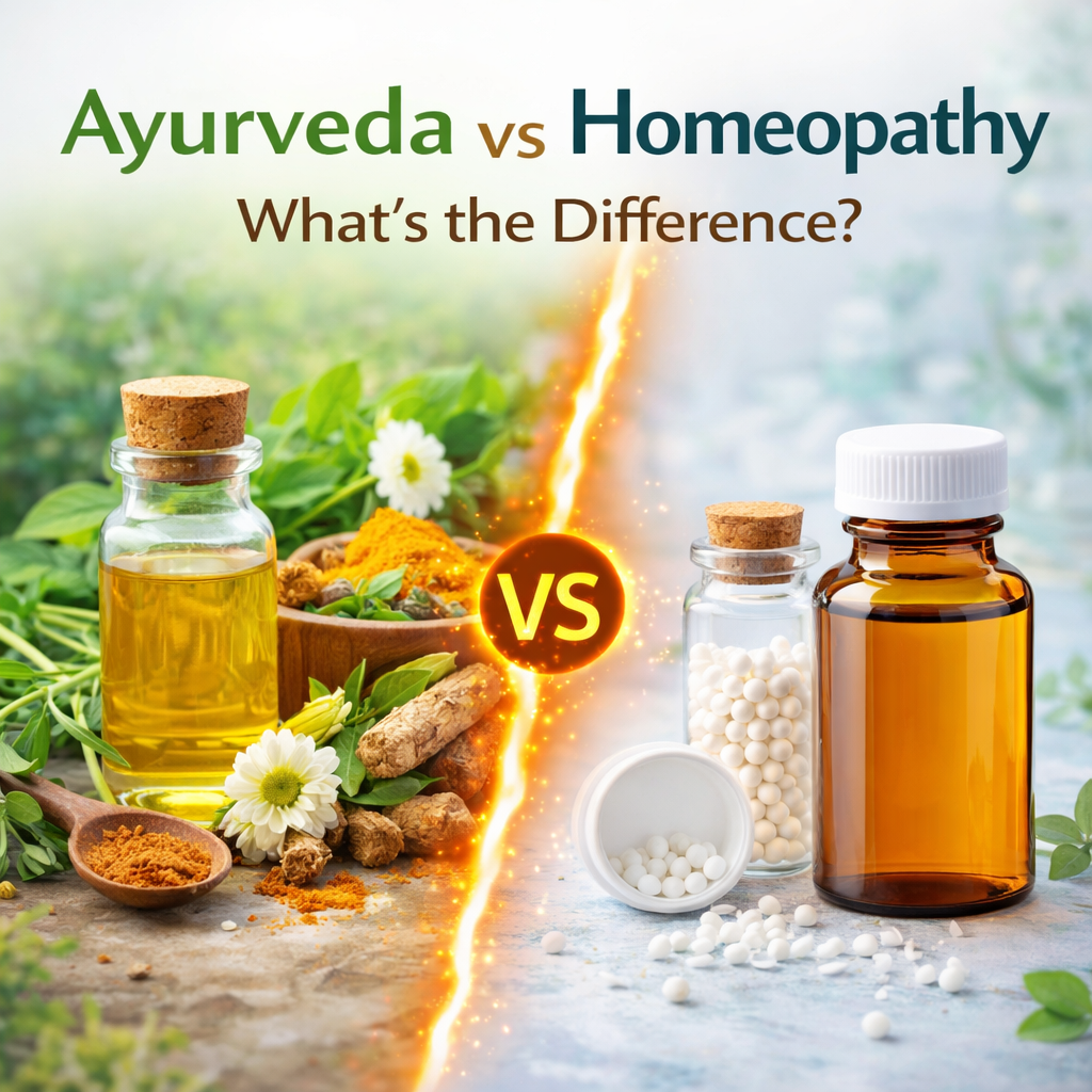 Ayurveda vs Homeopathy: What’s the Difference?