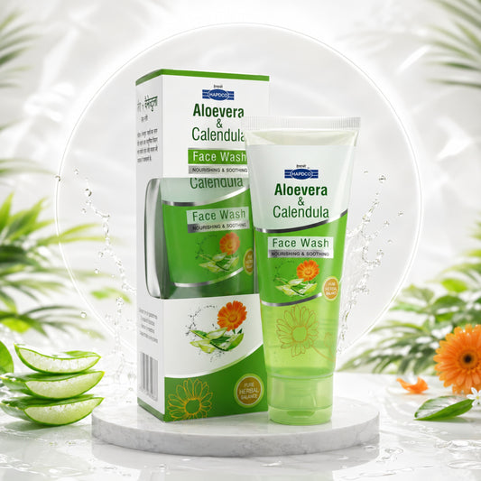 ALOE VERA & CALENDULA  FACE WASH - 65ml