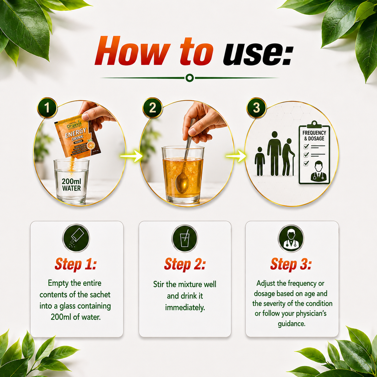 Orgavia Energy Drink Powder