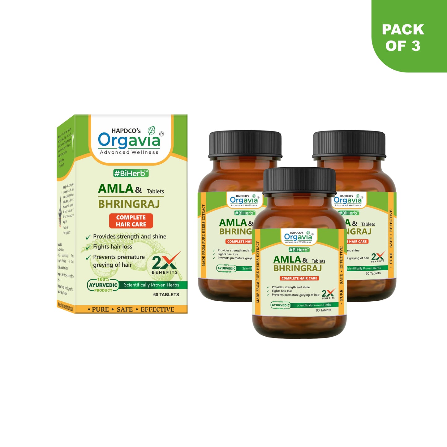 AMLA & BHRINGRAJ TABLETS - 60 Tabs