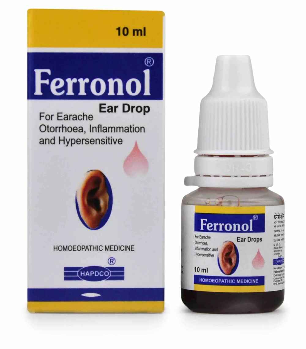 Feronal Generic FERRONOL EAR DROPS - Natural Relief for Ear Discomfort – Orgavia Herbals
