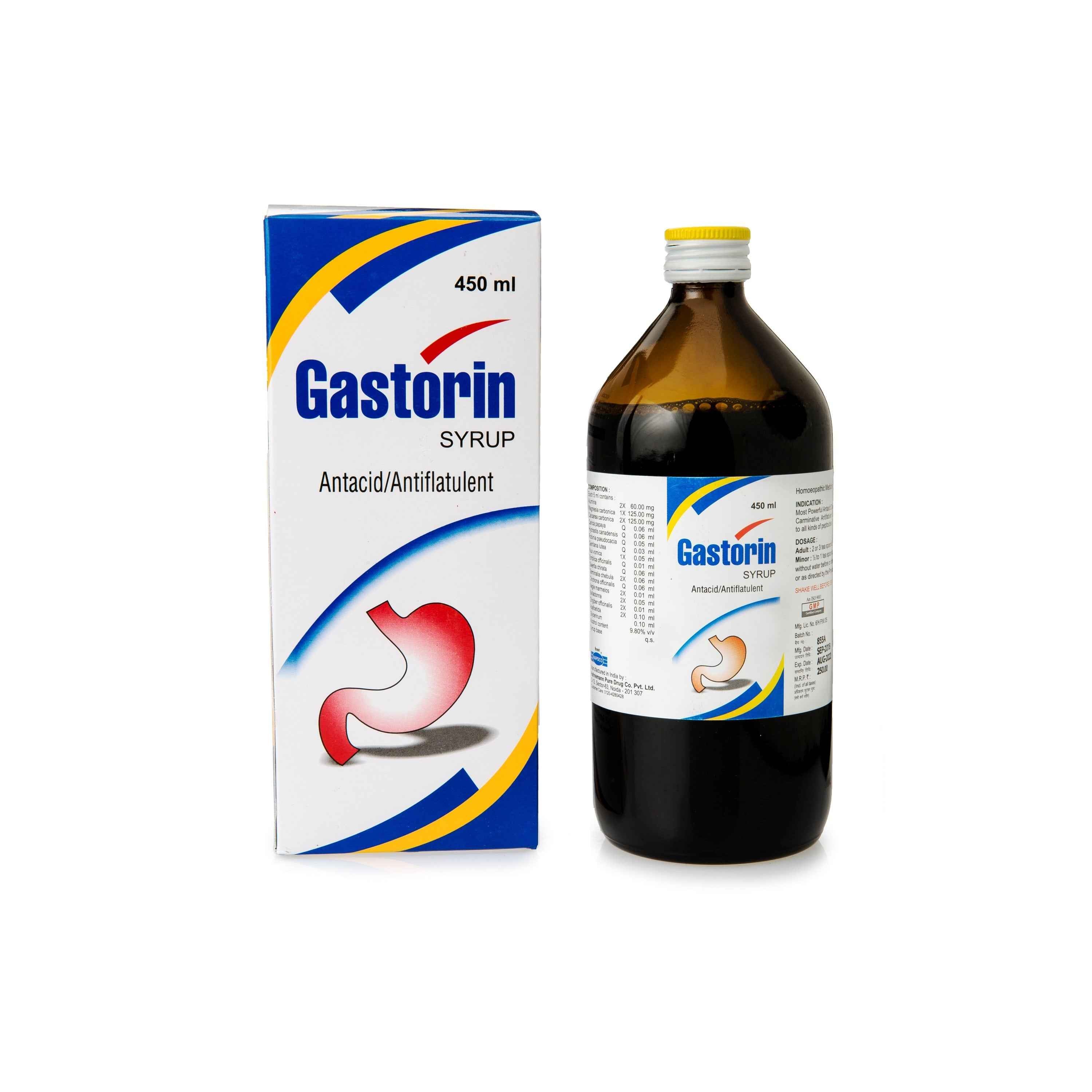 GASTORIN SYRUP - Gas, Acidity & Bloating Relief | Digestive Care ...