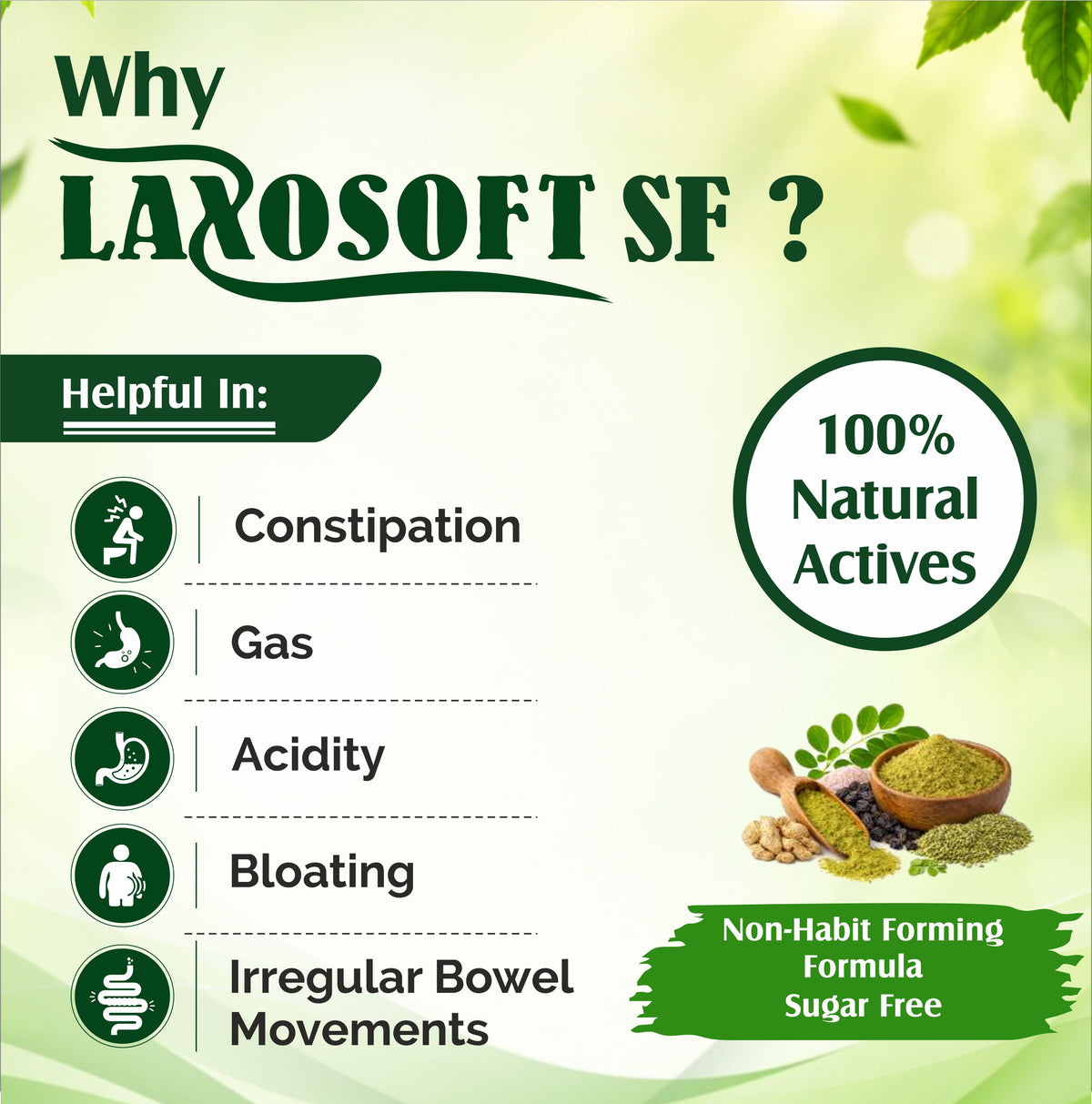 LAXOSOFT SF  POWDER - 100gm