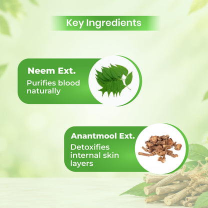 NEEM & ANANTMOOL TABLETS - 60 Tabs