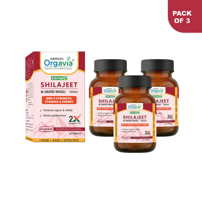 SHILAJEET & SAFED MUSLI TABLETS - 60 Tabs